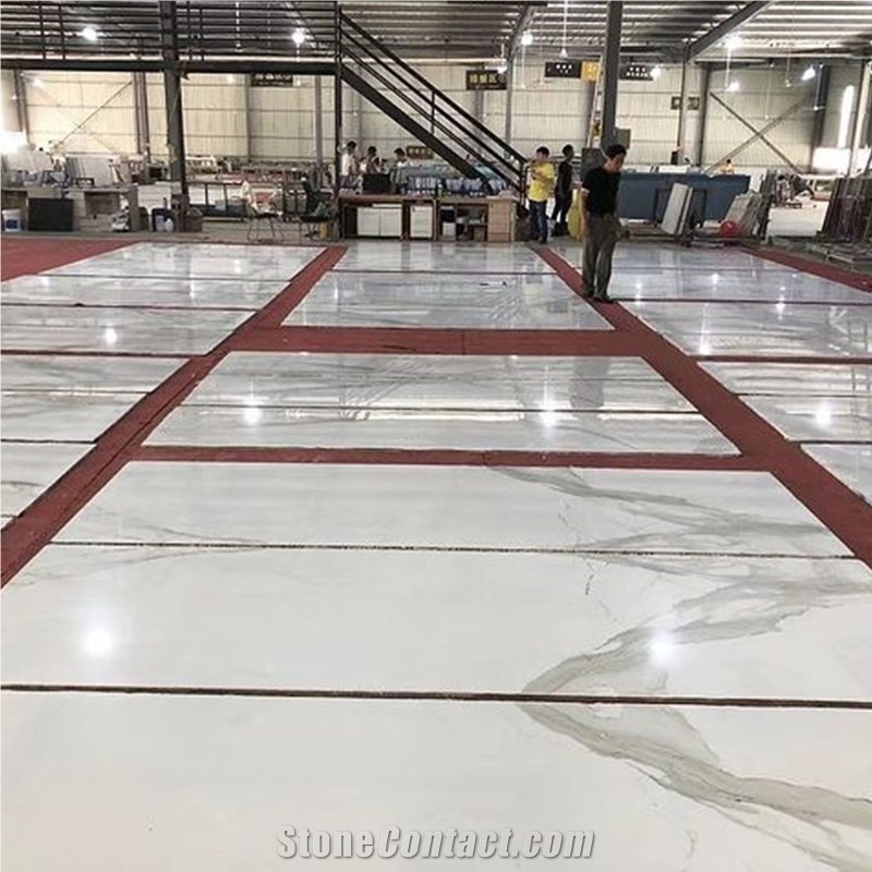 Luxury Italian Unique Design Calacatta White Marble